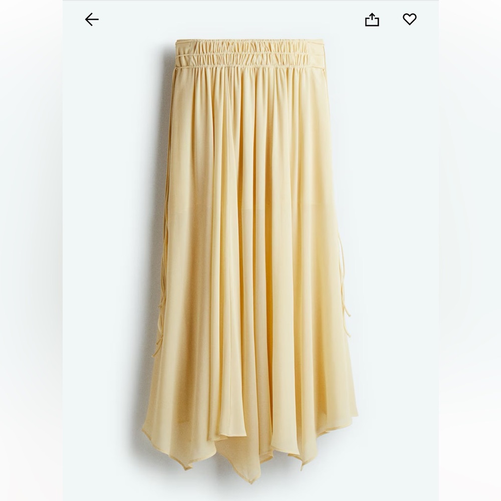 H&M Chiffon Circle Skirt